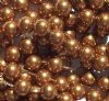 25 8mm Copper Swarovski Pearls